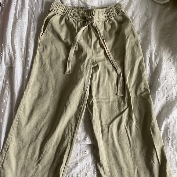 Wide leg khaki pants - Picture 2 of 2